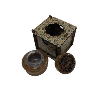 Yosof Abzar Ahşap Hokka Kutulu