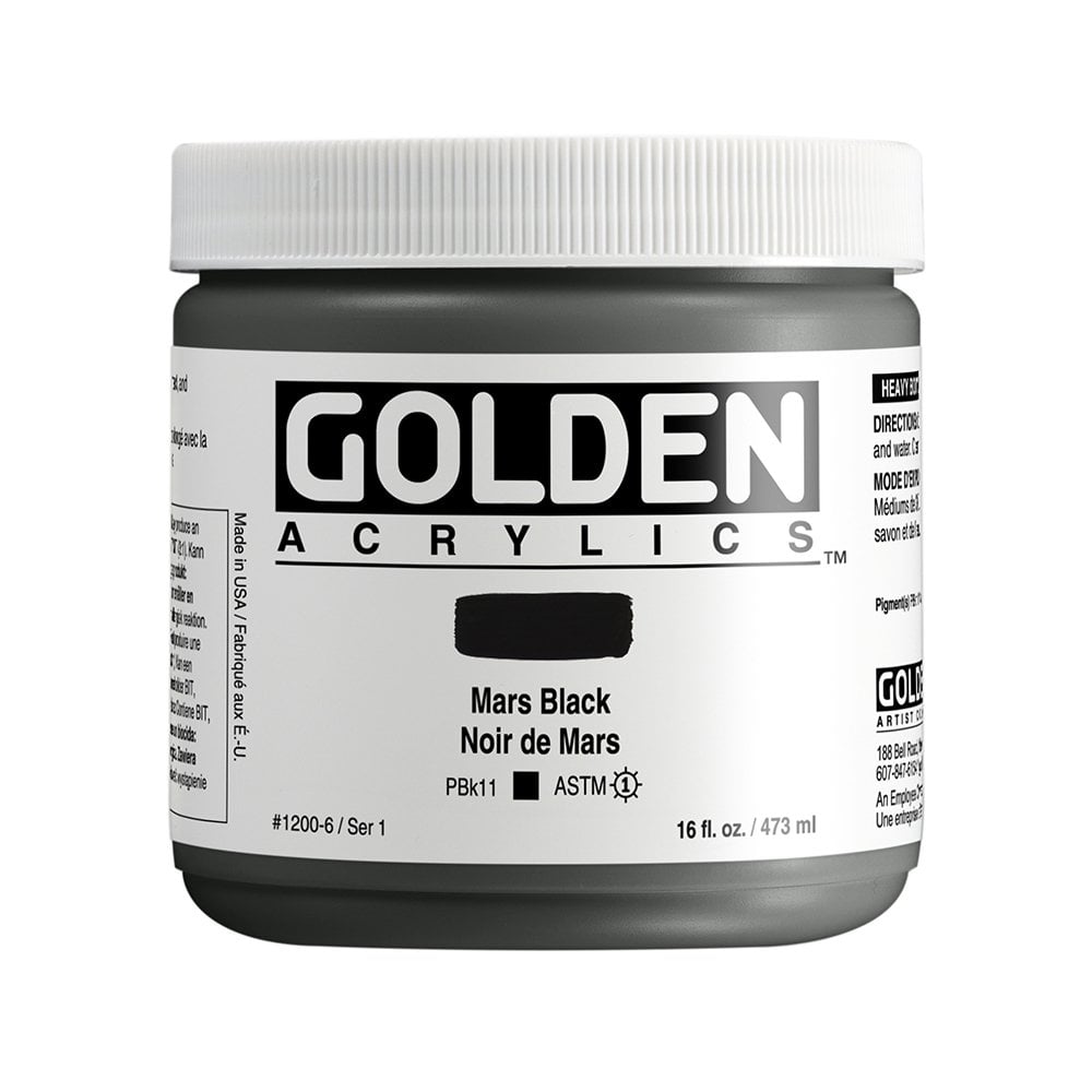 Golden Akrilik HB MARS BLACK 473 ML