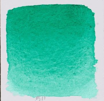 Schmincke Horadam Aquarell Artistik Sulu Boya Yarım Tablet Seri 2 511 chromium oxide green brill.