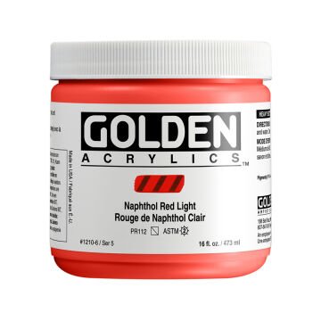 Golden Akrilik HB NAPHTHOL RED LIGHT 473 ML
