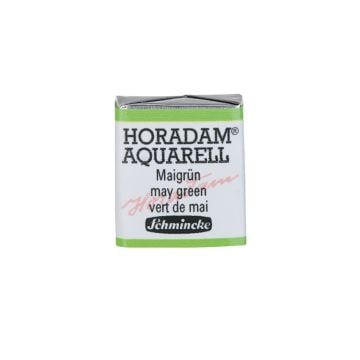 Schmincke Horadam Aquarell Artistik Sulu Boya Yarım Tablet Seri 2 524 may green