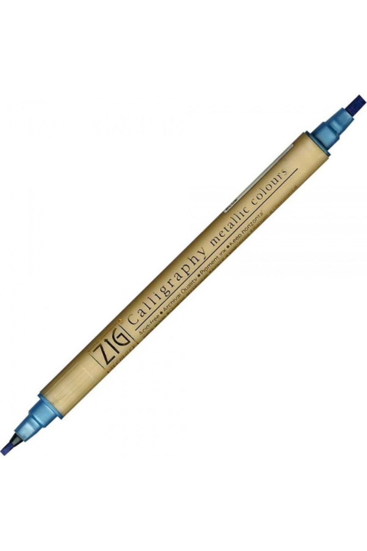 zig kaligrafi kalemi metalic ms-8400 TEKLİ 125 BLUE