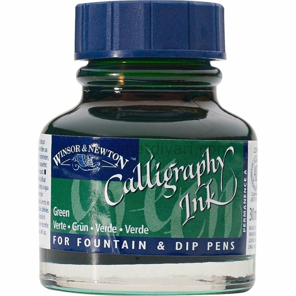 Winsor & Newton 289 Green Calligraphy Mürekkebi 30 ml