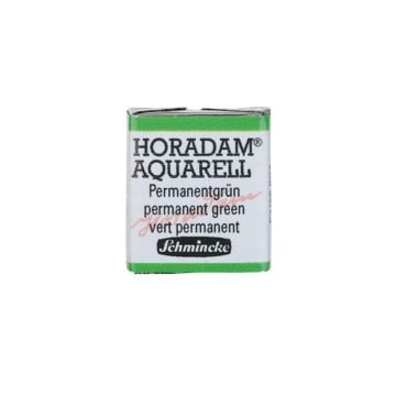 Schmincke Horadam Aquarell Artistik Sulu Boya Yarım Tablet Seri 2 526 permanent green