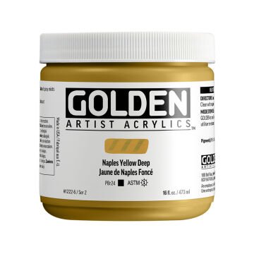 Golden Akrilik HB NAPLES YELLOW DEEP  473ML