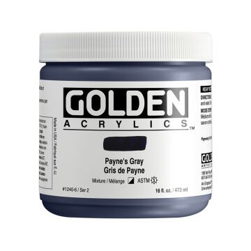 Golden Akrilik HB PAYNE'S GRAY 473 ML