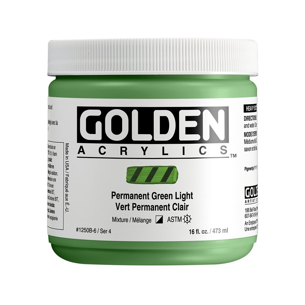 Golden Akrilik HB PERM.GREEN LT. 473 ML