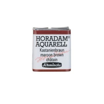 Schmincke Horadam Aquarell Artistik Sulu Boya Yarım Tablet Seri 2 651 maroon brown