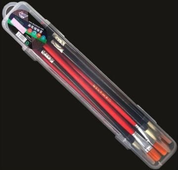 Vera sanat Plastik Fırça Saklama Kutusu Boş 3x5x22 cm