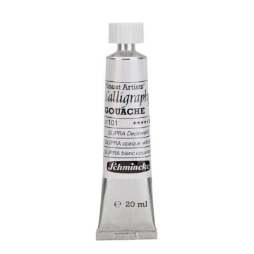 Schmincke 101 supra opaque white calligraphy Gouache artist guaj Boya 20 ml