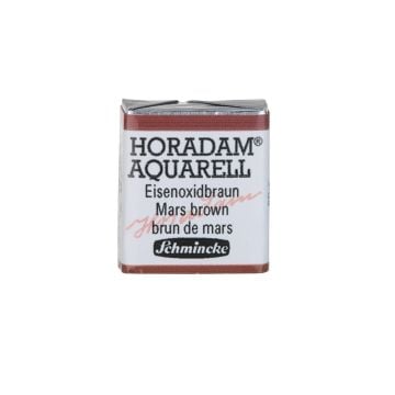 Schmincke Horadam Aquarell Artistik Sulu Boya Yarım Tablet Seri 2 658 mars brown