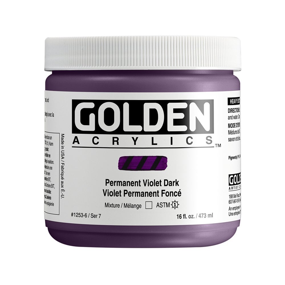 Golden Akrilik HB PERM.VIOLET ARK 473 ML