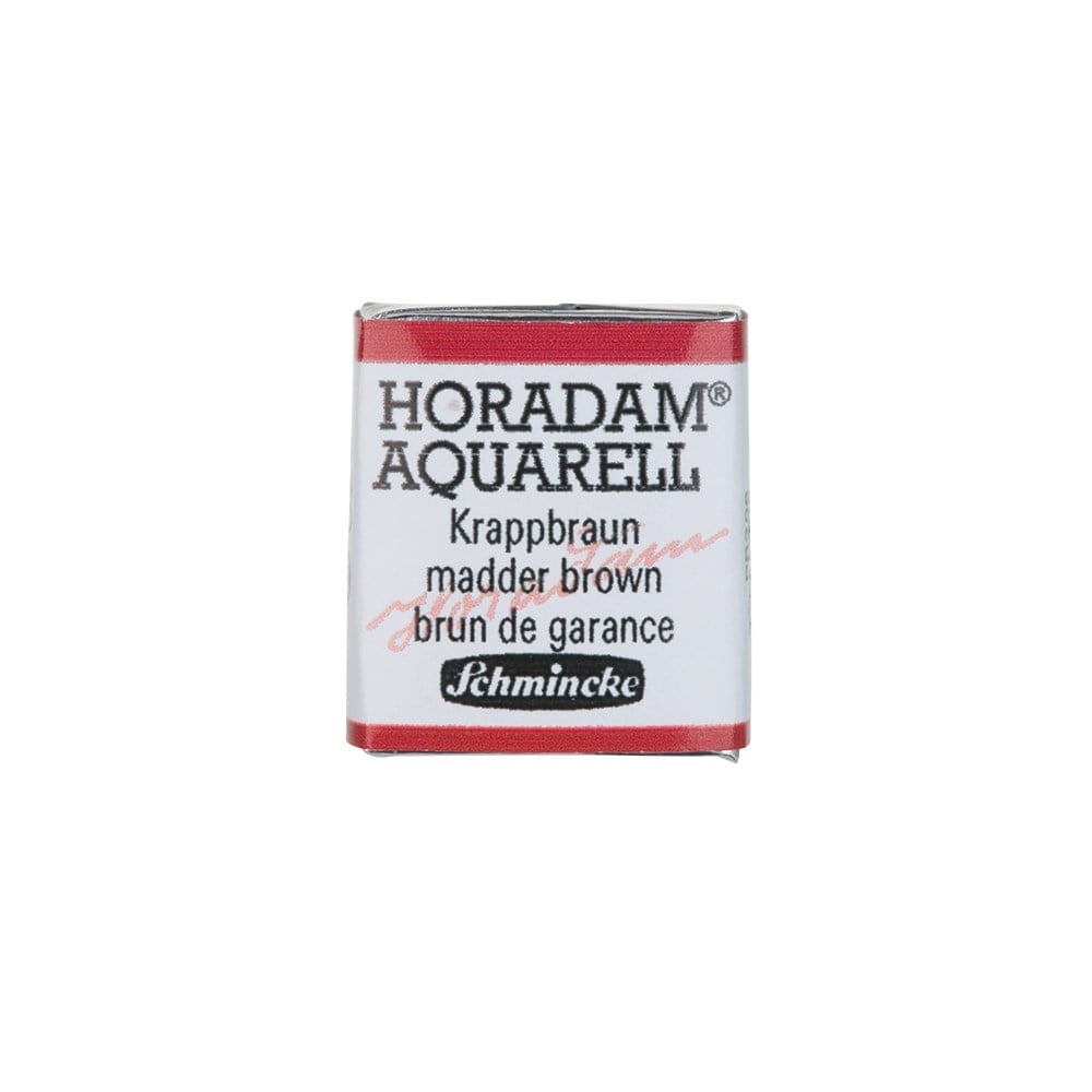 Schmincke Horadam Aquarell Artistik Sulu Boya Yarım Tablet Seri 2 670 madder brown