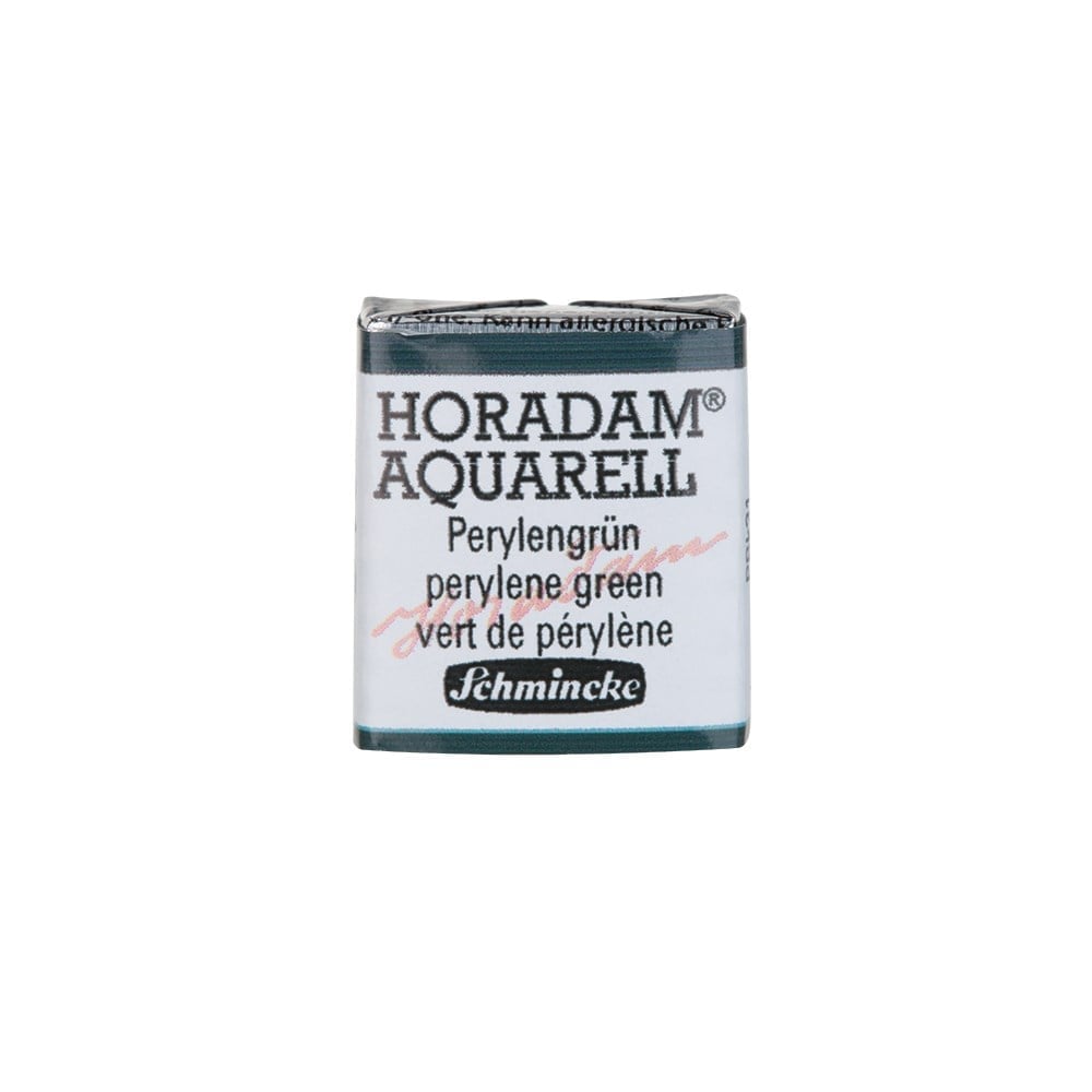 Schmincke Horadam Aquarell Artistik Sulu Boya Yarım Tablet Seri 2 784 perylene green