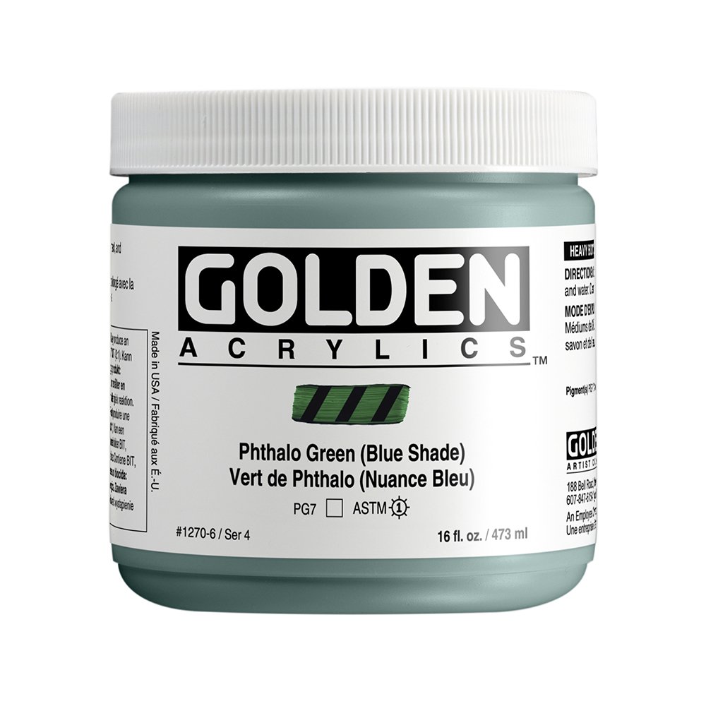 Golden Akrilik HB PHTHL.GRN.(BLUE SH.) 473ML