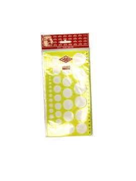 Hatas Daire Şablonu 1-35 mm 02271 Sarı