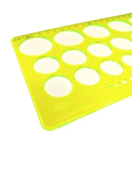 Hatas Daire Şablonu 1-35 mm 02271 Sarı