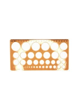 Hatas Daire Şablonu 1-35 mm 02271 Turuncu