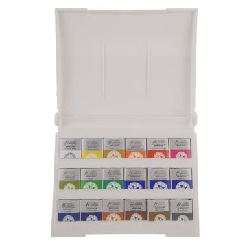 Afra Artists Water Colours Sulu Boya Seti Medium Pan / Orta Boy Tablet 18'Li