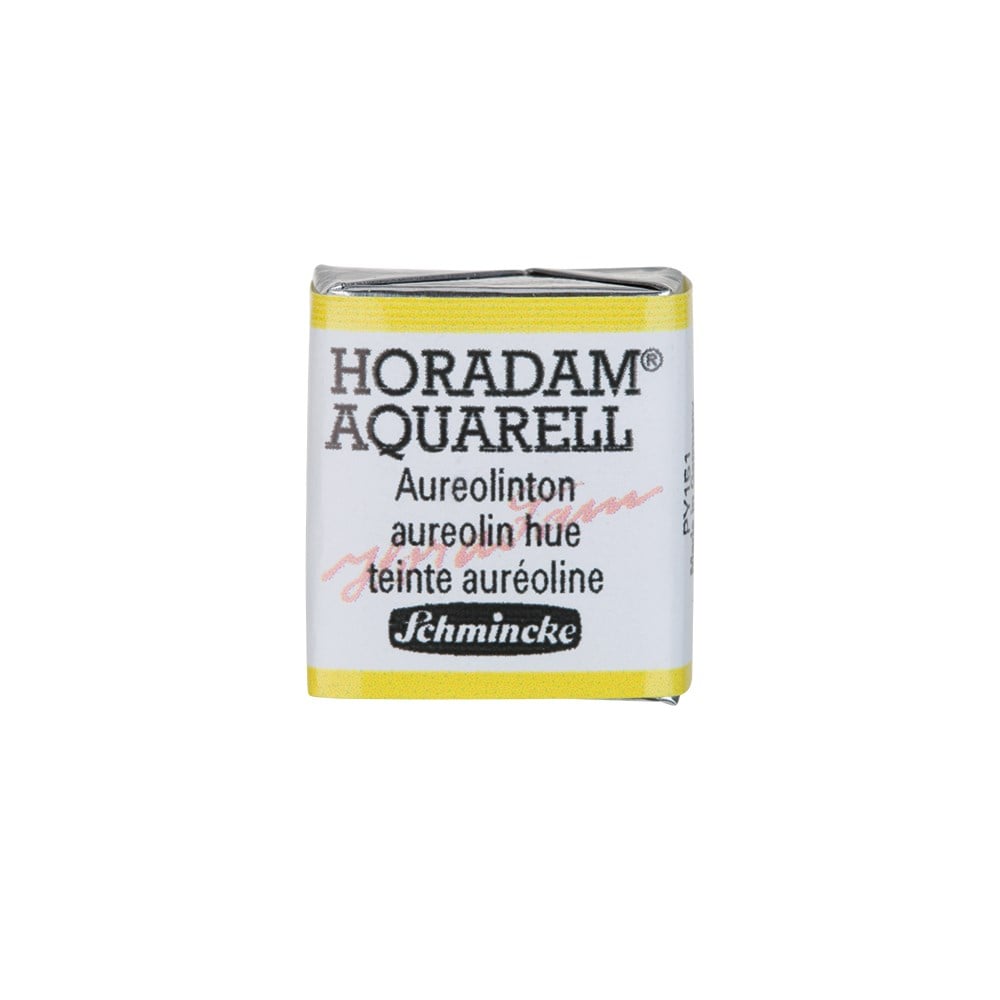 Schmincke Horadam Aquarell Artistik Sulu Boya Yarım Tablet Seri 3 208 aureolin modern
