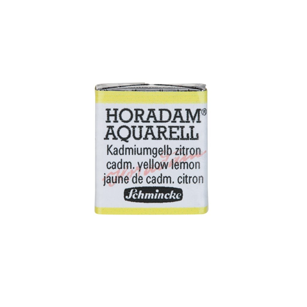 Schmincke Horadam Aquarell Artistik Sulu Boya Yarım Tablet Seri 3 223 cadmium yellow lemon