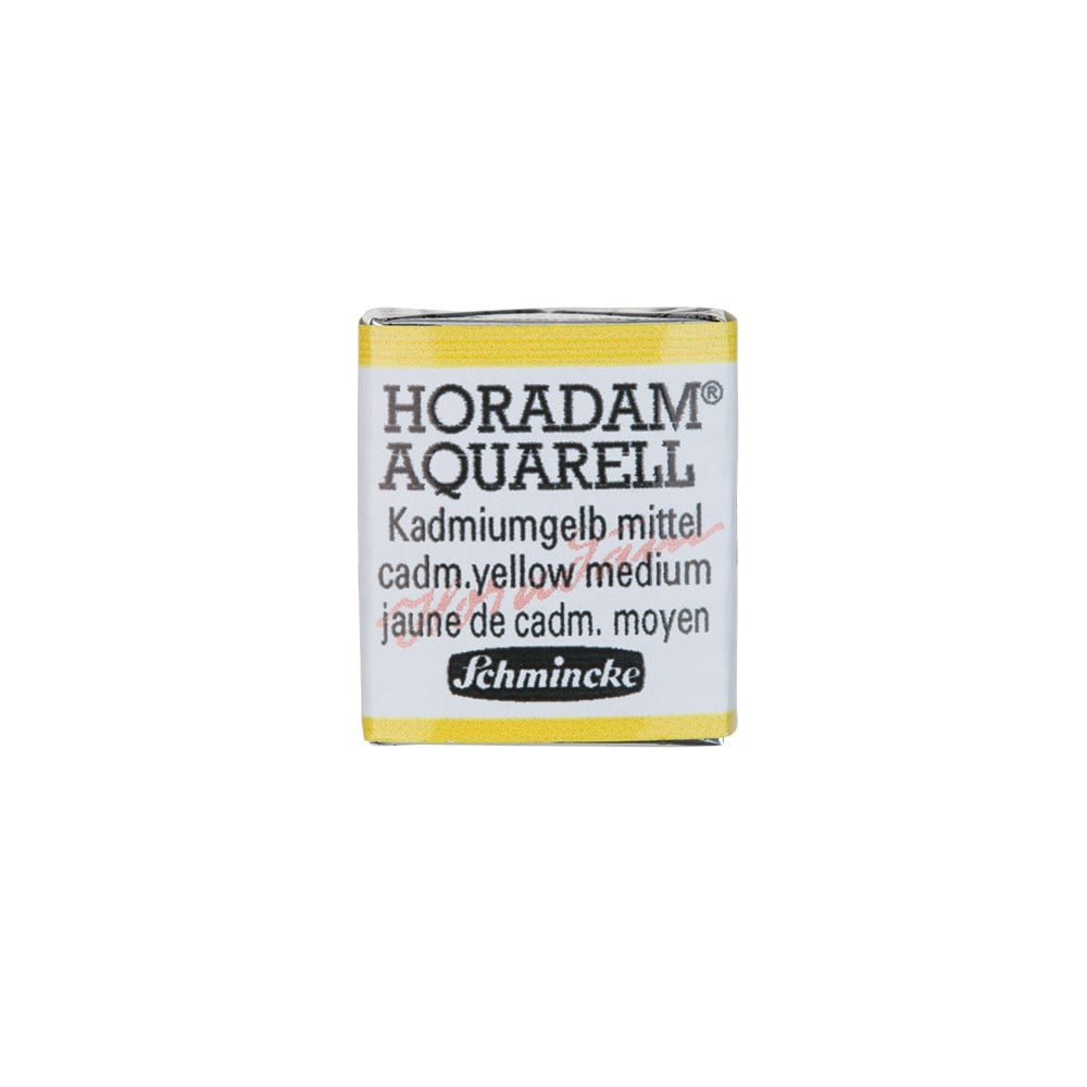 Schmincke Horadam Aquarell Artistik Sulu Boya Yarım Tablet Seri 3 225 cadmium yellow medium