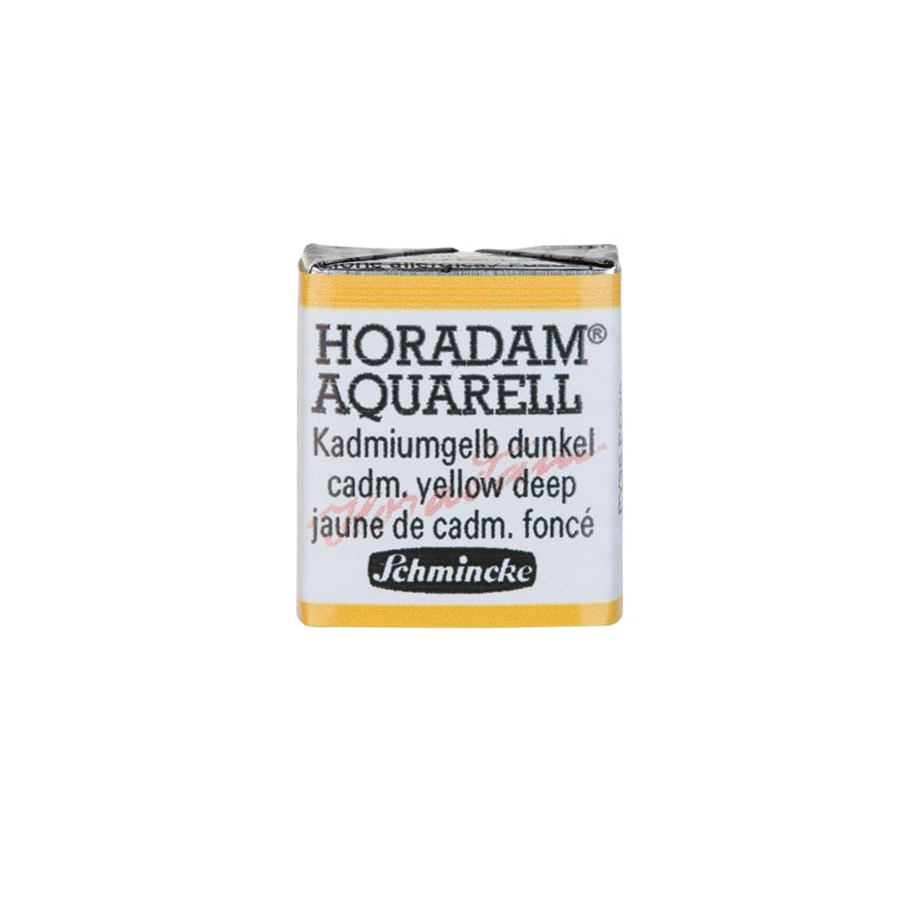 Schmincke Horadam Aquarell Artistik Sulu Boya Yarım Tablet Seri 3 226 cadmium yellow deep