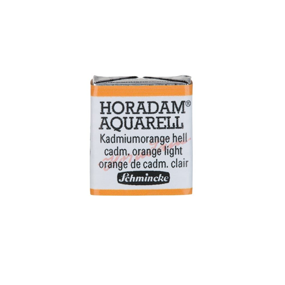 Schmincke Horadam Aquarell Artistik Sulu Boya Yarım Tablet Seri 3 227 cadmium orange light