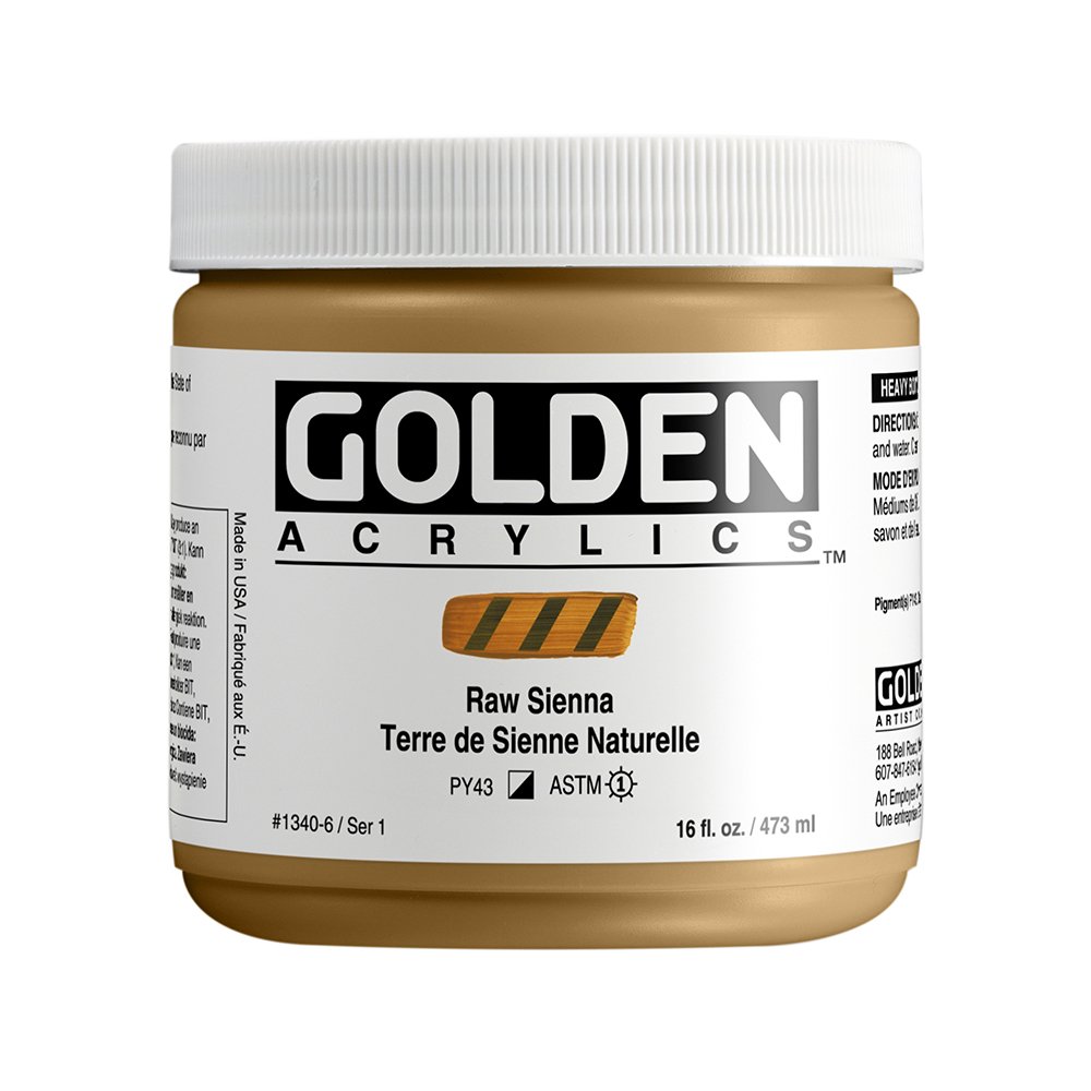 Golden Akrilik HB RAW SIENNA 473 ML