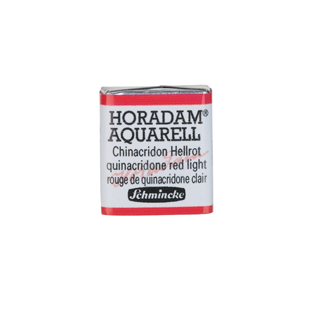 Schmincke Horadam Aquarell Artistik Sulu Boya Yarım Tablet Seri 3 343 quinacridone red light