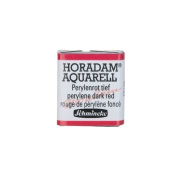 Schmincke Horadam Aquarell Artistik Sulu Boya Yarım Tablet Seri 3 344 perylene dark red