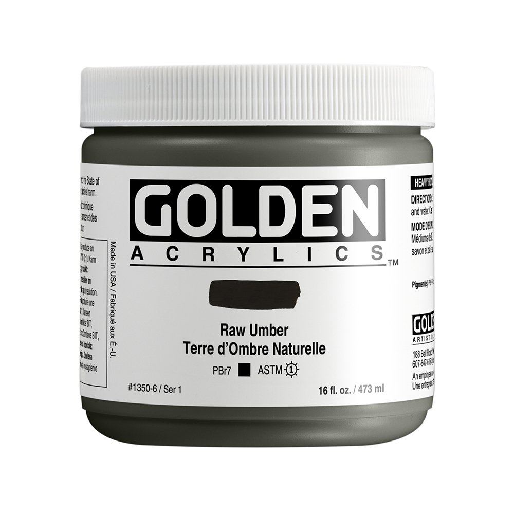 Golden Akrilik HB RAW UMBER 473 ML