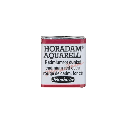 Schmincke Horadam Aquarell Artistik Sulu Boya Yarım Tablet Seri 3 350 cadmium red deep