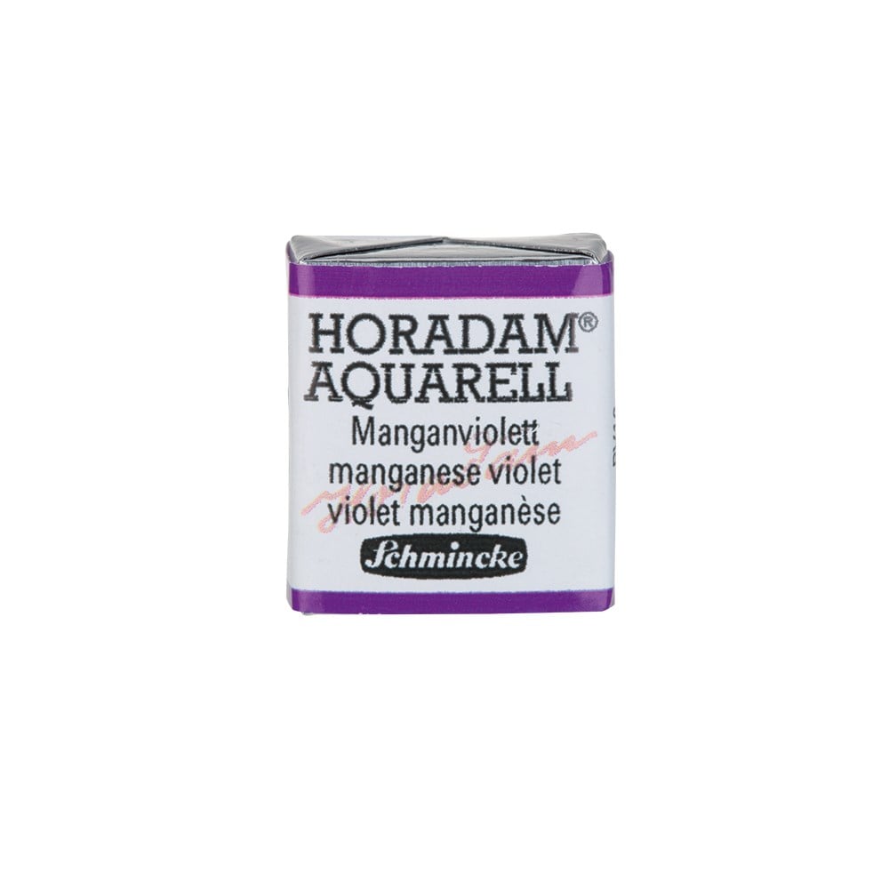 Schmincke Horadam Aquarell Artistik Sulu Boya Yarım Tablet Seri 3 474 manganese violet