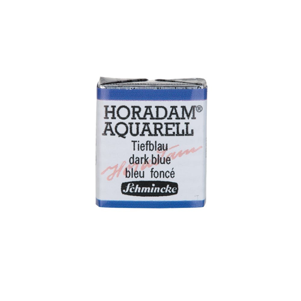 Schmincke Horadam Aquarell Artistik Sulu Boya Yarım Tablet Seri 3 498 dark blue