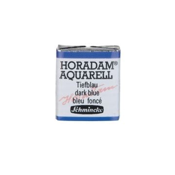Schmincke Horadam Aquarell Artistik Sulu Boya Yarım Tablet Seri 3 498 dark blue