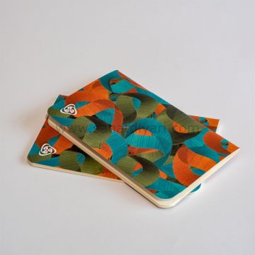 Üçvav Not Defteri Küçük Boy - Vav Desenli 3