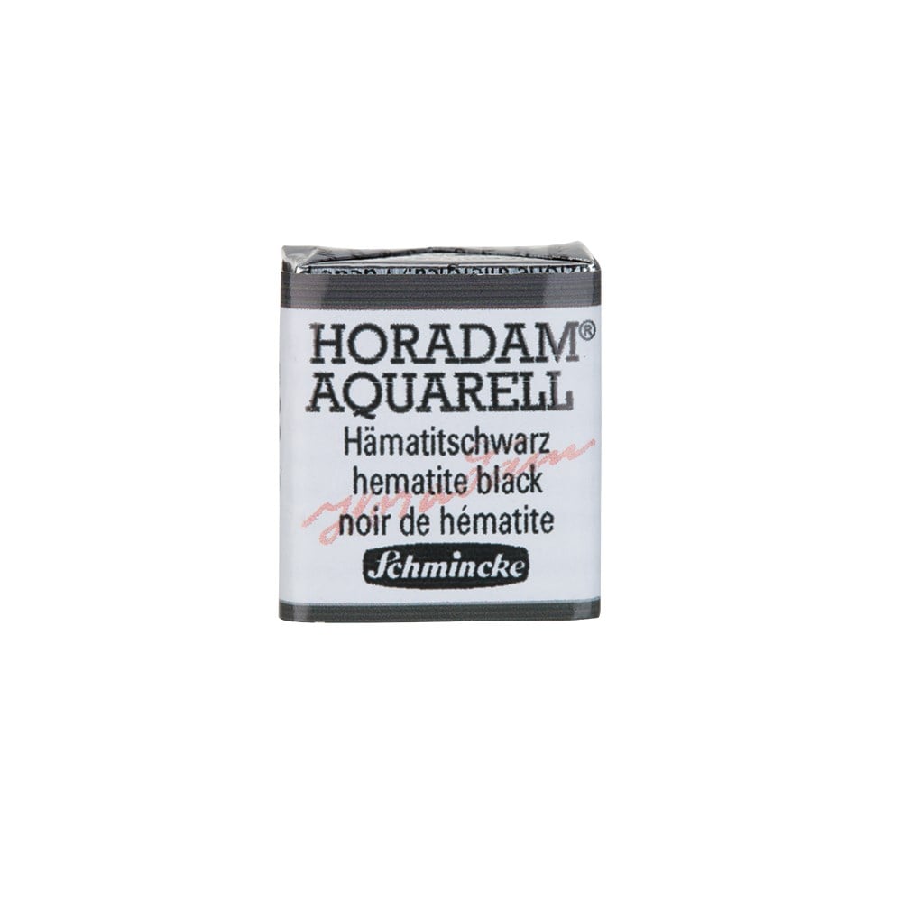 Schmincke Horadam Aquarell Artistik Sulu Boya Yarım Tablet Seri 3 789 hematite black