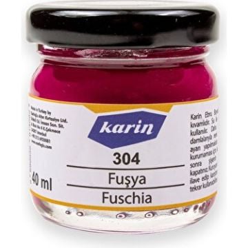 Karin Ebru Boyası 40 ml 304 Fuşya