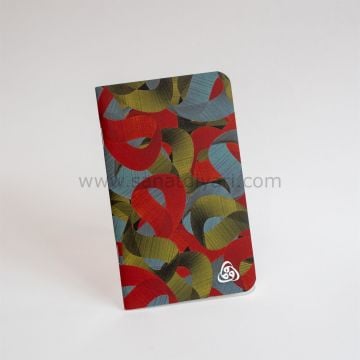 Üçvav Not Defteri Küçük Boy - Vav Desenli