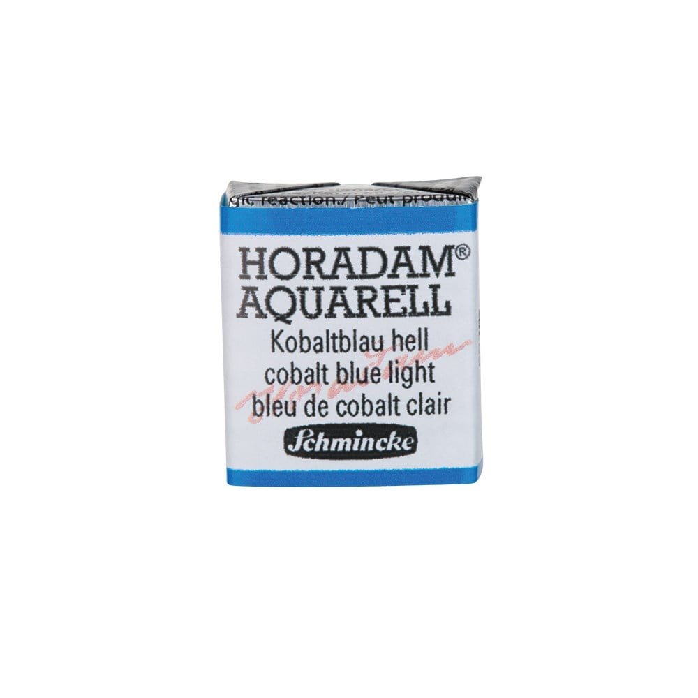 Schmincke Horadam Aquarell Artistik Sulu Boya Yarım Tablet Seri 4 487 cobalt blue light