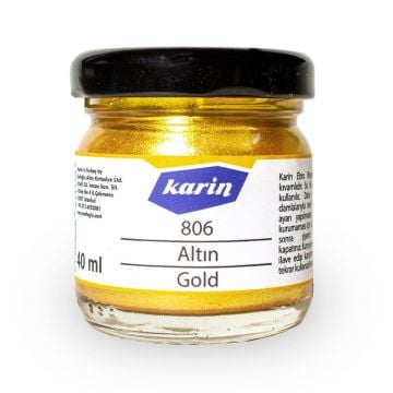 Karin Ebru Boyası 40 ml 806 Altın