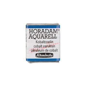 Schmincke Horadam Aquarell Artistik Sulu Boya Yarım Tablet Seri 4 499 cobalt cerulean