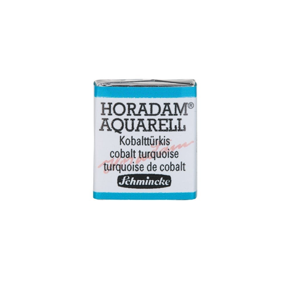 Schmincke Horadam Aquarell Artistik Sulu Boya Yarım Tablet Seri 4 509 cobalt turquoise