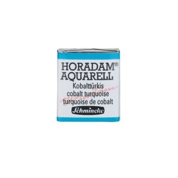 Schmincke Horadam Aquarell Artistik Sulu Boya Yarım Tablet Seri 4 509 cobalt turquoise