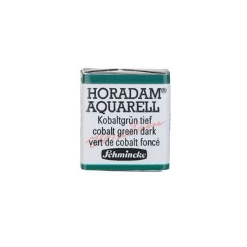 Schmincke Horadam Aquarell Artistik Sulu Boya Yarım Tablet Seri 4 533 cobalt green dark