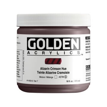 Golden Akrilik HB ALIZARIN CRIMSON HUE 473 ML