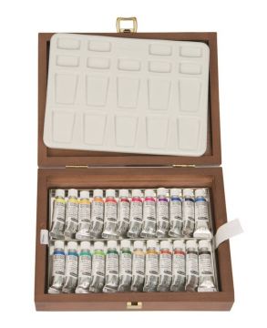 Schmincke Horadam Aquarell ahşap kutu 24'li x 5 ml 74224