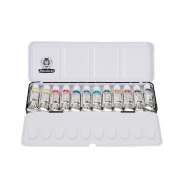 Schmincke Horadam Aquarell Metal Kutu 12 li x 5 ml cep boy 74112