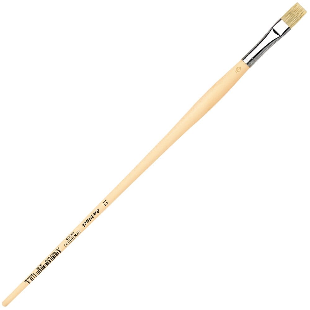 Da Vinci 8329 Serisi Fırça No:12 Sentetik Düz Uçlu Akrilik Boya Ve Yağlı Boya Fırçası